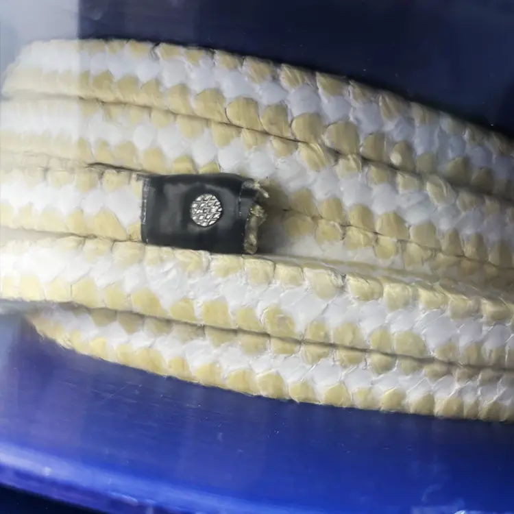 White PTFE Packing With Aramid Corners