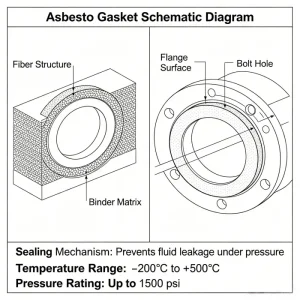 asbestos gasket application