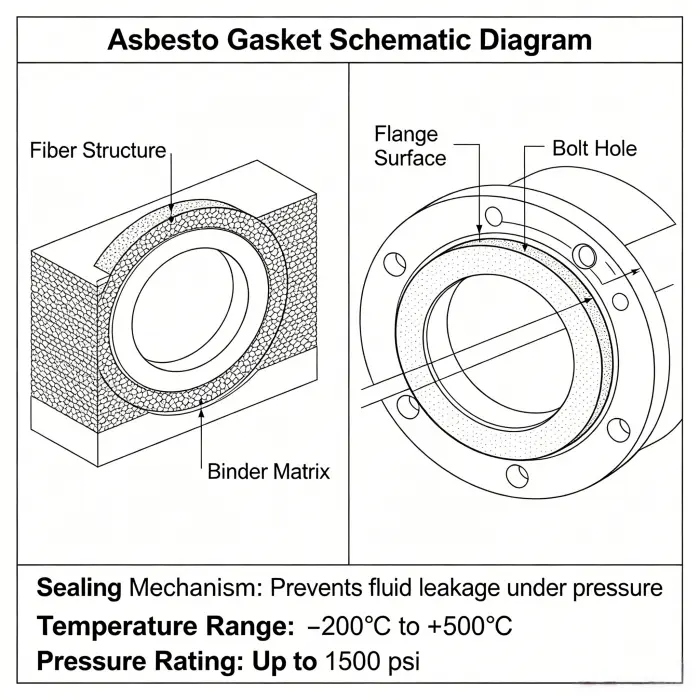 asbestos gasket application