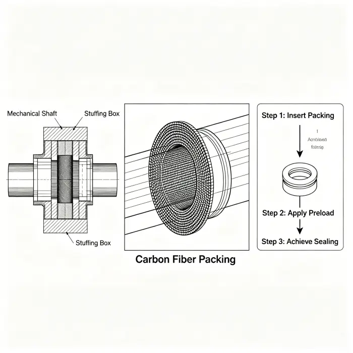 carbon fiber packing application