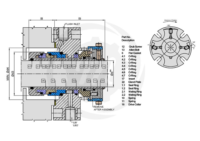 Double cartridge mechanical seal