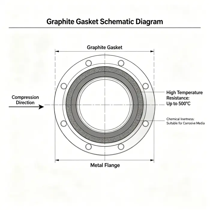 Graphite Gasket With Eyelets - Image 5