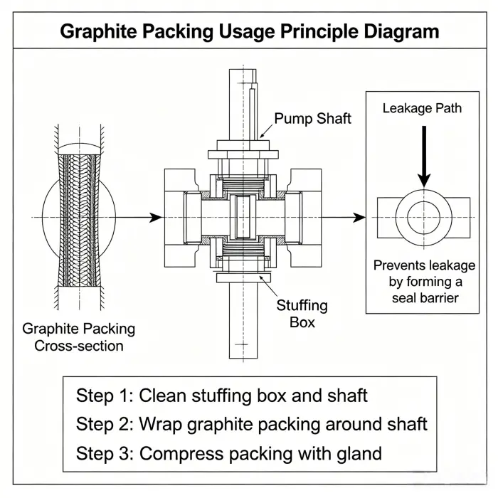 graphite packing application