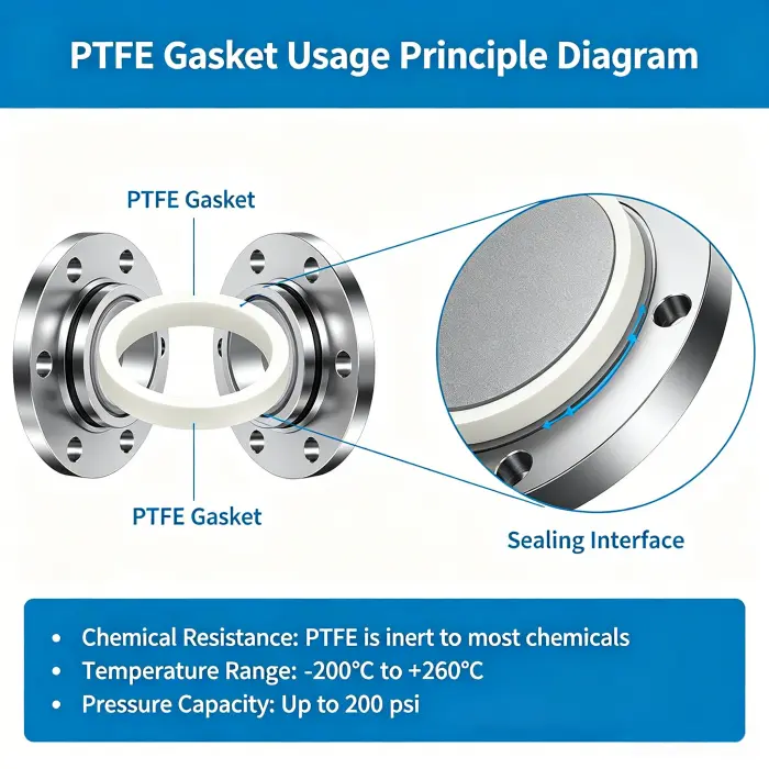 ptfe gasket application