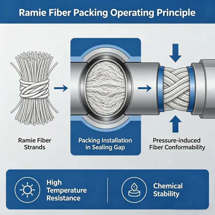 ramie fiber packing application