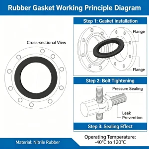 rubber gasket application