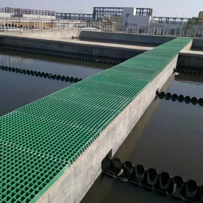 wastewater treatment plant walkway grating