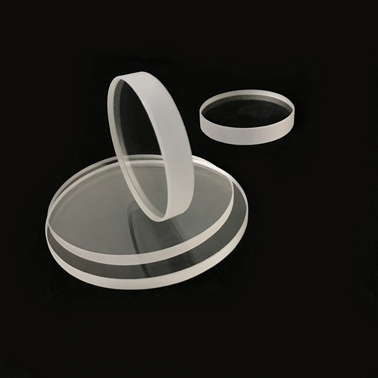 Circular sight glass for industrial observation and process monitoring