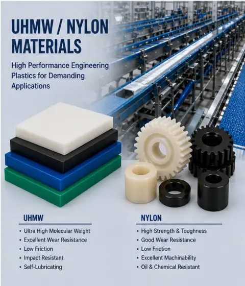 Engineering Plastics Nylon | PA6 PA66 PA6G Industrial Wear Resistant Parts