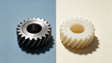 Nylon gear vs steel gear for packaging machine drive