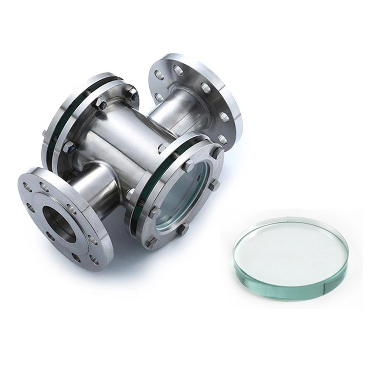 Industrial Circular Sight Glass - Borosilicate and Stainless Steel