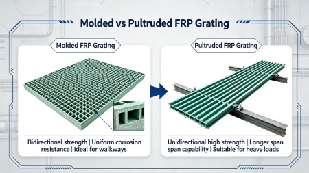 Molded FRP Grating vs Pultruded FRP Grating